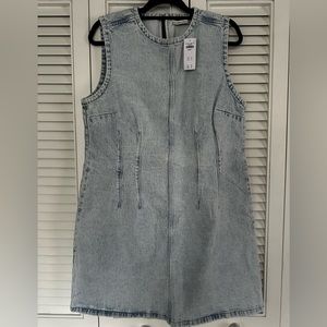 A&F shell mini denim dress
